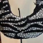 From India To You | Beaded Mini Hobo Bag Black Photo 3