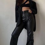 House Of CB Omaira Vegan Leather Trousers in Black Size X-Small (Longer) Photo 3