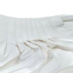 L'Agence White Side Pleat Notched Hem Sheath Bodycon Dress Size 2 Photo 6