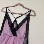 Yandy  Black and Pink Lace Romper Lingerie Photo 1