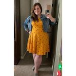 Unique Vintage Gwynnie Bee Yellow Star Print Fit-And-Flare Dress, 0X Photo 15
