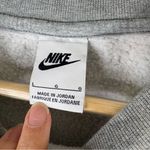 Nike  REVOLVE NSW Club Crew Neck Sweatshirt Gray Women’s Large Photo 3