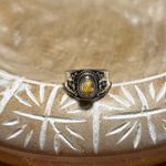 Sterling Silver NWOT Ethiopian Opal 925  Flower Design Ring Photo 2