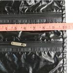 LeSportsac  3-Zip Pocket Crossbody Bag Shine Black Everyday Travel Ofice Stylish Photo 8