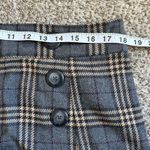 🦋 GAP Factory Grey Plaid Mini Skirt Preppy Office Formal School Girl Size 12 Gray Photo 5