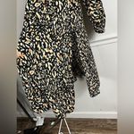 Lildy Cheetah Print Bubble Sleeve Duster Open Front Cardigan Size L/XL Size L Photo 3