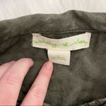 Staring At Stars  Army Green Embroidered Shirt Jacket Photo 4