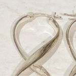 Infinity Hoops Sterling Silver Hoop Earrings Jewelry Photo 1