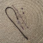 Vintage amethyst set silver earrings metal bracelet Celtic cross necklace EUC Purple Photo 1