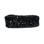 Nicole Miller Black Sequin Shoulder Handbag NEW Photo 4
