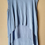 Vince Camuto Vince Camuto sz M blue sleeveless layered blouse Photo 0