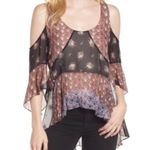 Rebecca Minkoff Cold Shoulder Floral Top Photo 1
