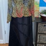 Vintage Embellish Lace Bead ALine Mermaid High Low Rave Goth Formal Evening Prom Whimsygoth Mermaid Multi Size M Photo 8