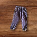 Johnny Was Alice Cupra Jogger Pants Women’s M Grey Elastic Waist Lagenlook Boho Photo 2