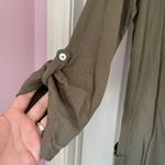 Splendid  army green lightweight open front cardigan size medium Photo 2