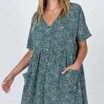 Princess Polly Green No Name Mini Dress Size 2 Photo 0