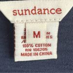 Sundance Blue Eyelet Lace Silk Cotton Tie Bow Front Dress Medium Photo 6