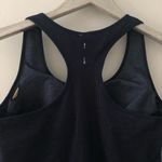 The Upside Blue Seamless Ribbed Raf Activewear Racerback Dress NEW Size L Photo 4