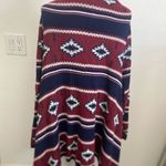 Wrangler  Women's Southwestern Cardigan - Red and Blue Photo 2