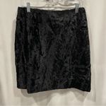 Groovy Philippe Adec Paris crushed velvet mini skirt fun furry luxury vintage Black Size M Photo 4