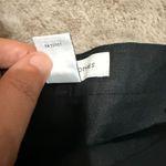 Real Clothes Black 100% Irish Linen Pants Women's 14 Classic‎ Nature Minimalist Photo 4