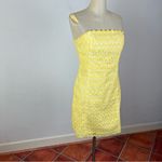 Lilly Pulitzer  Lakeland Starfruit Lace Strapless Dress Photo 3