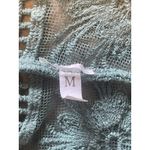 Floral Pattern Embroidered crochet Lace Swimwear Cover ups Tunic Dress M Green Size undefined Photo 2