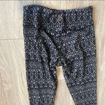 Balance Collection  Black and Gray Patterned Leggings Photo 2