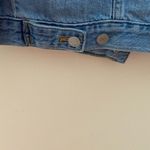 Gap  women all button down thick jeans jacket (boyfriend size jacket) Photo 8