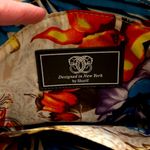 Vintage Sharif Pink/Green Hand Painted Tulip Crossbody Bag Pink Photo 8