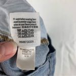 PINK - Victoria's Secret  size 12 / 29  super short Blue Distressed Jean Shorts den Photo 8