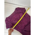 NWT Miao Duo Women’s Burgundy Gown Lace Fit And Flare Wedding Bridesmaid Size 12 Purple Photo 3