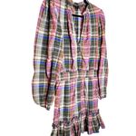 Veronica Beard Destiny Metallic Checked Mini Dress Multicolor Size 2 Photo 3