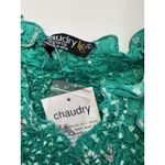 Chaudry KC Sports Green 100% Silk Tank Top Women's Small NWT Photo 2