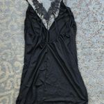 Dreamgirl Lace Slip Nightgown Black One Size Photo 0