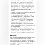 Fossil Women's Rachel Satchel leather handbag with detachable shoulder strap New Photo 2