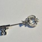 Avon Signed Silver Tone Key Brooch Lapel Stick Pin Photo 6