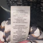 Chico's Chico’s Size 3 (XL) Black/White/Tan Layered Asymmetrical Printed Top Photo 6