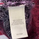 J. Jill Gradient Cable Knit Cardigan S Womens Purple Red Gray Ombre Long Photo 4