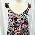 Maaji Hilary Maxi Dress Womens Medium Wonderwall Tropical Animal Print Jungle Photo 5