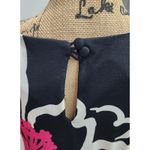 London Times  Black Floral Cap Sleeve Sheath Dress Women Size 12 Photo 3