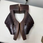 Swedish HasBeens Anette High Dark Brown Croc Slip In. Size 39/9US. Photo 4