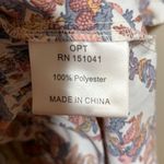 O.P.T Daphne Smocked Puff Sleeve Tiered Floral Midi Dress Size XS Cottagecore White Photo 9