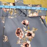 Gray Floral Women's Dress Pants Sz S Pink Photo 4
