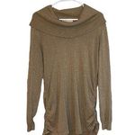 MICHAEL KORS WOMENS SWEATER BASICS COLOR SHINY GOLD SIZE XL Photo 0