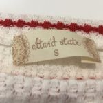 Altar'd State Twist Front Tee Sz S Short Sleeve White and Red Stripe T-Shirt Photo 6