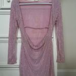 Oh Polly Pink Sequin Dress Photo 4