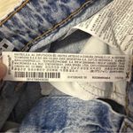 ZARA  High Waisted Mom Jeans Acid Wash Straight Leg Denim Size 6 Photo 4