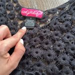 Say What? Black Lace Fringe Top Photo 1