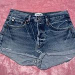 AGOLDE  Parker Cut Off Denim Shorts Swapmeet Dark Size 26 NWOT Photo 0
